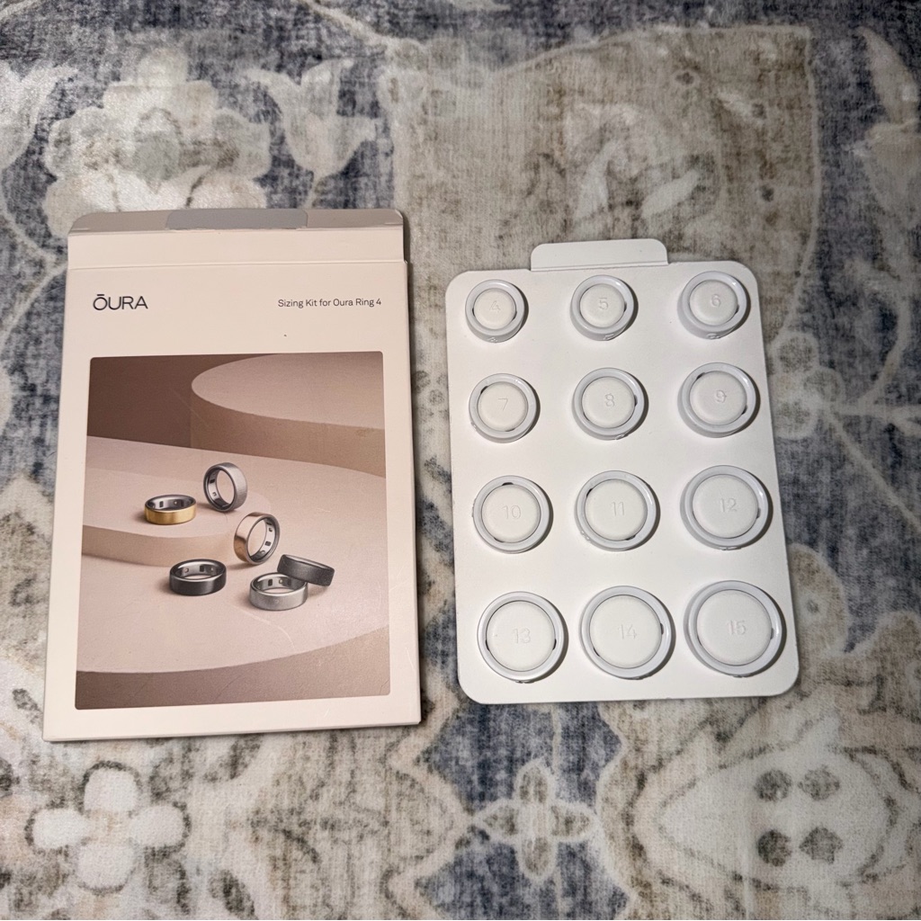 Oura Ring 4 Sizing Kit Measure Before You Buy Oura Ring 4
